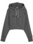 Kadın Mineral Gray Puma Classıcs+ Relaxed Cropped Hoodie Koyu Gri Kadın Sweatshirt 3