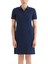 CS0378_466 Csc Basic Polo Dress Lacivert Kadın Kısa Kollu Elbise 1