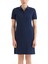 CS0378_466 Csc Basic Polo Dress Lacivert Kadın Kısa Kollu Elbise 1