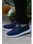Dks 023 Mavi Hafif Rahat Keten Sneaker Erkek Ayakkabı 3