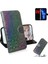 IPhone 15 Için Kılıf Pro Standı Tutucu Kart Yuvası Glitter Renkli Cüzdan Pu (Yurt Dışından) 1