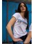 Wt366 Futurist Taşlı Kadın T-Shirt 1
