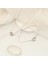 925 Ayar Gümüş Barock White Tatlısu Incisi Kolye-5mm 3