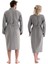 Unisex Kimono Müslin Bornoz + Havlu Seti Gri 3