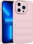 Apple iPhone 13 Pro Max - Uyumlu Kamera Korumalı Parlak Airbag'li Galya Kapak-Pembe 1