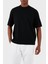 Pamuklu Bisiklet Yaka Oversize T-Shirt 3D1T76 1Jwzz 0999 3