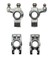Metal Direksiyon Kupası Arka Hub Taşıyıcı Scy 16101 16101 Pro 16102 16103 16201 16301 16302 16303 Rc Araba Yükseltme Parçaları (Yurt Dışından) 1