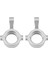 2 Adet Metal Ön Direksiyon Mafsalı Direksiyon Bloğu Eksenel Jr. AX90052 AXI90069 1/18 Rc Araba Yükseltme Parçaları, Gümüş (Yurt Dışından) 2
