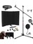 PF-53X Mikrofon Standı Yalıtım Paneli Xlr Kablo Pop Filter 1