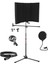 PF-53X Mikrofon Standı Yalıtım Paneli Xlr Kablo Pop Filter 2