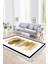 Dijital Baskılı Kaymaz Yıkanabilir Modern Desen Yolluk Mutfak Salon Halısı, N-Modern-22-Kahve, 1