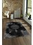 Dijital Baskılı Kaymaz Yıkanabilir Modern Desen Yolluk Mutfak Salon Halısı, N-Modern-06-Gri, 4
