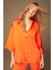 Pijama Takım Gecelik Pantolon Gömlek 1528 - 2'li Set Orange 1