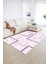 Dijital Baskılı Kaymaz Yıkanabilir Modern Desen Yolluk Mutfak Salon Halısı, N-Modern-80-Mor, 2