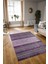 Dijital Baskılı Kaymaz Yıkanabilir Modern Desen Yolluk Mutfak Salon Halısı, N-Modern-83-Mor, 3