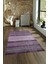 Dijital Baskılı Kaymaz Yıkanabilir Modern Desen Yolluk Mutfak Salon Halısı, N-Modern-83-Mor, 4