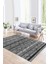 Dijital Baskılı Kaymaz Yıkanabilir Modern Desen Yolluk Mutfak Salon Halısı, N-Modern-85-Gri, 1