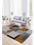 Dijital Baskılı Kaymaz Yıkanabilir Modern Desen Yolluk Mutfak Salon Halısı, N-Modern-47-Kahve, 1