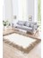 Dijital Baskılı Kaymaz Yıkanabilir Modern Desen Yolluk Mutfak Salon Halısı, N-Modern-48-Kahve, 1