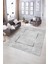 Dijital Baskılı Kaymaz Yıkanabilir Modern Desen Yolluk Mutfak Salon Halısı, N-Modern-62-Gri, 5