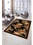 Dijital Baskılı Kaymaz Yıkanabilir Modern Desen Yolluk Mutfak Salon Halısı, N-Modern-16-Kahve, 5