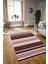 Dijital Baskılı Kaymaz Yıkanabilir Modern Desen Yolluk Mutfak Salon Halısı, N-Modern-18-Bordo, 3