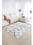 Dijital Baskılı Kaymaz Yıkanabilir Modern Desen Yolluk Mutfak Salon Halısı, N-Modern-57-Gri, 2
