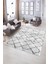 Dijital Baskılı Kaymaz Yıkanabilir Modern Desen Yolluk Mutfak Salon Halısı, N-Modern-57-Gri, 5