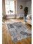Dijital Baskılı Kaymaz Yıkanabilir Modern Desen Yolluk Mutfak Salon Halısı, N-Modern-95-Gri, 3
