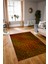Dijital Baskılı Kaymaz Yıkanabilir Modern Desen Yolluk Mutfak Salon Halısı, N-Modern-27-Turuncu, 3