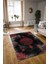 Dijital Baskılı Kaymaz Yıkanabilir Modern Desen Yolluk Mutfak Salon Halısı, N-Modern-06-Kırmızı, 3