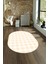 Dijital Kaymaz Yıkanabilir Modern Desen Oval Yolluk Mutfak Salon Halısı, N-O-Modern-55-Krem, 4