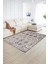 Dijital Baskılı Kaymaz Yıkanabilir Modern Desen Yolluk Mutfak Salon Halısı, N-Modern-29-Gri, 2