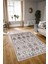 Dijital Baskılı Kaymaz Yıkanabilir Modern Desen Yolluk Mutfak Salon Halısı, N-Modern-29-Gri, 3