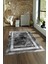 Dijital Baskılı Kaymaz Yıkanabilir Modern Desen Yolluk Mutfak Salon Halısı, N-Modern-46-Gri, 4