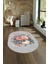 Dijital Kaymaz Yıkanabilir Modern Desen Oval Yolluk Mutfak Salon Halısı, N-O-Modern-35-Gri, 4