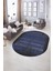 Dijital Kaymaz Yıkanabilir Modern Desen Oval Yolluk Mutfak Salon Halısı, N-O-Modern-28-Mavi, 5