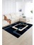 Dijital Baskılı Kaymaz Yıkanabilir Modern Desen Yolluk Mutfak Salon Halısı, N-Modern-40-Lacivert, 2