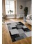 Dijital Baskılı Kaymaz Yıkanabilir Modern Desen Yolluk Mutfak Salon Halısı, N-Modern-47-Gri, 3