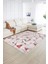 Dijital Baskılı Kaymaz Yıkanabilir Modern Desen Yolluk Mutfak Salon Halısı, N-Modern-82-Pembe, 2