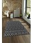 Dijital Baskılı Kaymaz Yıkanabilir Modern Desen Yolluk Mutfak Salon Halısı, N-Modern-84-Antrasit, 4