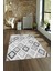 Dijital Baskılı Kaymaz Yıkanabilir Modern Desen Yolluk Mutfak Salon Halısı, N-Modern-66-Gri, 4