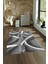 Dijital Baskılı Kaymaz Yıkanabilir Modern Desen Yolluk Mutfak Salon Halısı, N-Modern-97-Gri, 4