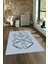 Dijital Baskılı Kaymaz Yıkanabilir Modern Desen Yolluk Mutfak Salon Halısı, N-Modern-59-Mavi, 4