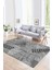 Dijital Baskılı Kaymaz Yıkanabilir Modern Desen Yolluk Mutfak Salon Halısı, N-Modern-95-Gri, 1