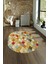 Dijital Kaymaz Yıkanabilir Modern Desen Oval Yolluk Mutfak Salon Halısı, N-O-Modern-31-Renkli, 4
