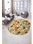 Dijital Kaymaz Yıkanabilir Modern Desen Oval Yolluk Mutfak Salon Halısı, N-O-Modern-31-Renkli, 5