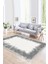 Dijital Baskılı Kaymaz Yıkanabilir Modern Desen Yolluk Mutfak Salon Halısı, N-Modern-48-Gri, 1