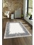 Dijital Baskılı Kaymaz Yıkanabilir Modern Desen Yolluk Mutfak Salon Halısı, N-Modern-48-Gri, 4
