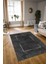 Dijital Baskılı Kaymaz Yıkanabilir Modern Desen Yolluk Mutfak Salon Halısı, N-Modern-62-Antrasit, 3